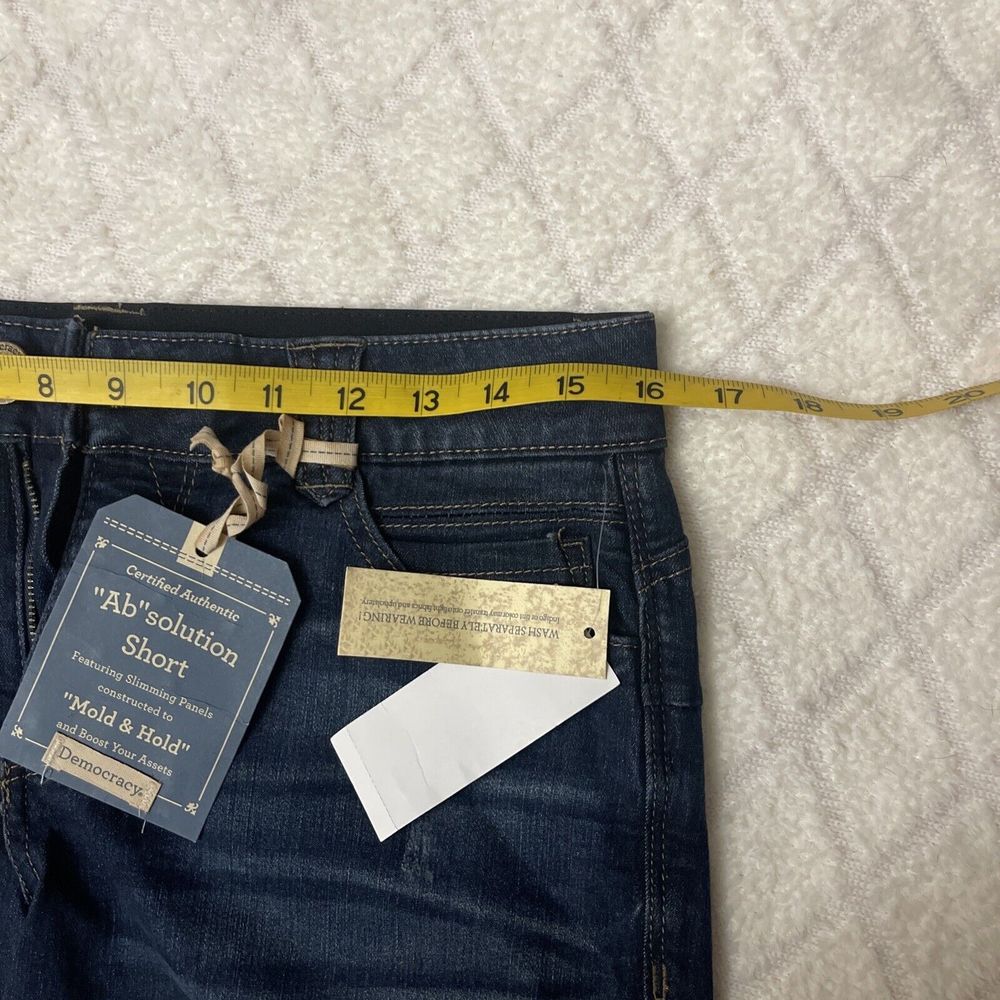 Democracy Dark Wash Blue Jean Shorts - Picture 7 of 8
